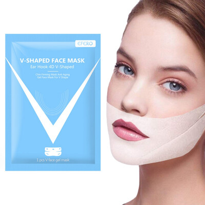 4D Ear Hook V-shaped Face Mask Chin Firming Slimming Gel Face Masks Lifting Face Mask Bandage Double Chin V Shaper Face Mask
4D Ear Hook V-shaped Face Mask Chin Firming Slimming Gel Face Masks Lifting Face Mask Bandage Double Chin V Shaper Face Mask
