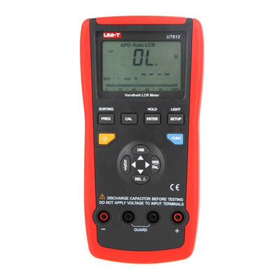 UNI-T UT612 20000 Counts Display LCR Meter InductanceResistanceCapacitanceVoltageFrequency LCD Backlit Meter Tool
UNI-T UT612 20000 Counts Display LCR Meter InductanceResistanceCapacitanceVoltageFrequency LCD Backlit Meter Tool