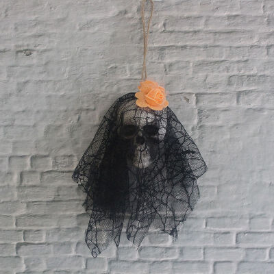 Foam Lace Simulation Head Skeleton For Halloween Household Simulation Head Skeleton Hanging Decoration
Foam Lace Simulation Head Skeleton For Halloween Household Simulation Head Skeleton Hanging Decoration