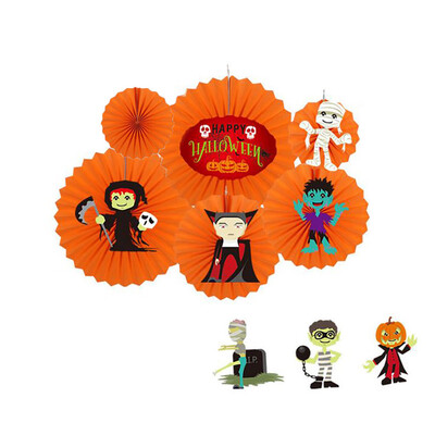 Toponeto Halloween Decorative Wall Decoration DIY Paper Fan Flower Halloween Supplies
Toponeto Halloween Decorative Wall Decoration DIY Paper Fan Flower Halloween Supplies