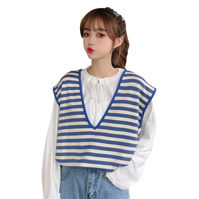 Autumn Fashion Women Set Loose Round Collar Casual Solid Color Long Sleeve Casual Simple Wild SweaterStripes Print Vest
Autumn Fashion Women Set Loose Round Collar Casual Solid Color Long Sleeve Casual Simple Wild SweaterStripes Print Vest