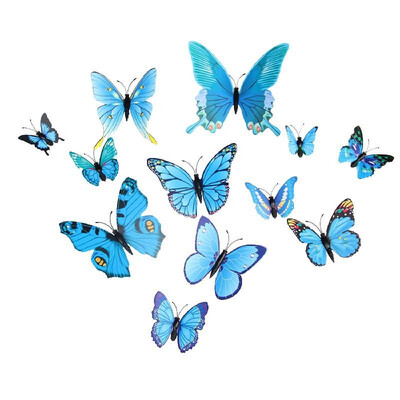 12Pcs Wall Stickers PVC Butterfly Shape Wall Decal Sticker Home Living Room Nursery Refrigerator Stickers DIY Art Decoration Outdo
12Pcs Wall Stickers PVC Butterfly Shape Wall Decal Sticker Home Living Room Nursery Refrigerator Stickers DIY Art Decoration Outdo
