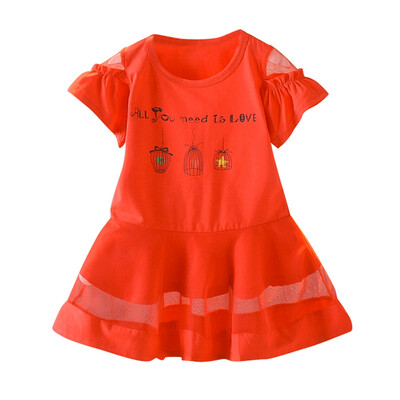 2019 Summer Girls Dress Kids Clothes Short Ruffle Sleeve T-Shirt Lace Dress Toddler Princess baby girl clothes for 1-4 Years
2019 Summer Girls Dress Kids Clothes Short Ruffle Sleeve T-Shirt Lace Dress Toddler Princess baby girl clothes for 1-4 Years