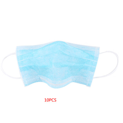 10Pcsset Disposable Mouth Mask Antibacterial 3 Layers Non-woven Dust Filter Mouth Cover Ear Loop
10Pcsset Disposable Mouth Mask Antibacterial 3 Layers Non-woven Dust Filter Mouth Cover Ear Loop