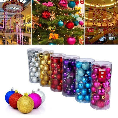 24pcs Christmas Tree Xmas Balls Decorations Baubles Party Wedding Ornament Home Decor
24pcs Christmas Tree Xmas Balls Decorations Baubles Party Wedding Ornament Home Decor