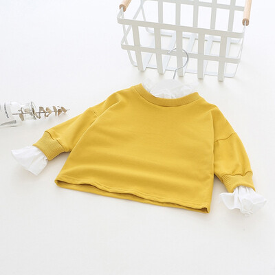 Spring Autumn Sweet Infant Baby Kids Girls Cotton Long Sleeve Blouse Casual Fake Two Pieces Solid Color Comfortable New Blouse
Spring Autumn Sweet Infant Baby Kids Girls Cotton Long Sleeve Blouse Casual Fake Two Pieces Solid Color Comfortable New Blouse