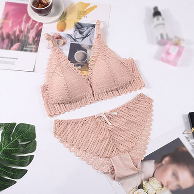 1 Set Sexy Lace Triangle Cup Bra Sets For Women Thin Cotton Breathable Comfortable Underwear Solid Color Lingerie Set
1 Set Sexy Lace Triangle Cup Bra Sets For Women Thin Cotton Breathable Comfortable Underwear Solid Color Lingerie Set