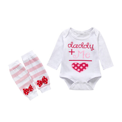 Spring Newborn Baby Girl Rompers Set Long Sleeve Letter Printed Jumpsuit Baby RomperLeg Warmers Infant Baby Clothes 2Pcs
Spring Newborn Baby Girl Rompers Set Long Sleeve Letter Printed Jumpsuit Baby RomperLeg Warmers Infant Baby Clothes 2Pcs
