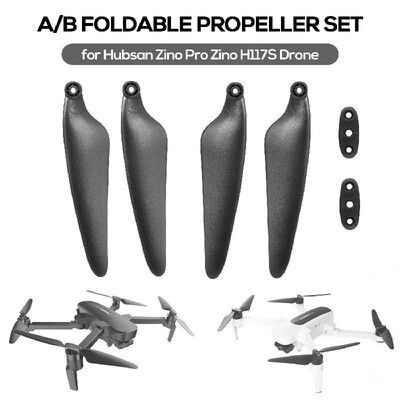 Hubsan Zino Pro AB Propeller Set Blade Foldable Propeller Props for Hubsan Zino Pro Zino H117S Drone
Hubsan Zino Pro AB Propeller Set Blade Foldable Propeller Props for Hubsan Zino Pro Zino H117S Drone