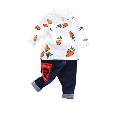 0-4T Spring Autumn Casual Baby Long Sleeve Printing Top And Jeans Kids Two-piece Outfit Set
0-4T Spring Autumn Casual Baby Long Sleeve Printing Top And Jeans Kids Two-piece Outfit Set
