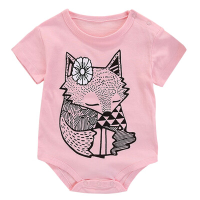 Baby Girl Short-sleeved Round Neck Romper Popular Cute Creative Cotton Triangle Romper
Baby Girl Short-sleeved Round Neck Romper Popular Cute Creative Cotton Triangle Romper