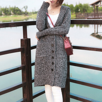 Long Women Sweater Cardigan Autumn Casual Knitting Sweater Pockets Women Hooded Sweaters Coat
Long Women Sweater Cardigan Autumn Casual Knitting Sweater Pockets Women Hooded Sweaters Coat