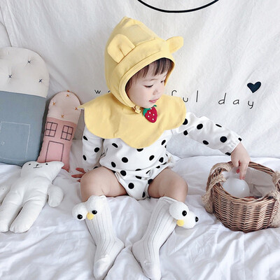 Infant Round Collar Long Sleeve Dot Print Girls Jumpsuit Climb Soft RomperHat Two-piece Set
Infant Round Collar Long Sleeve Dot Print Girls Jumpsuit Climb Soft RomperHat Two-piece Set