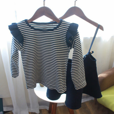 Girls Clothes Set Striped Kids Dress Long Sleeve T-shirt Denim Strap Sling Dress for Girls Clothes 1-6T Kids Clothes Set
Girls Clothes Set Striped Kids Dress Long Sleeve T-shirt Denim Strap Sling Dress for Girls Clothes 1-6T Kids Clothes Set