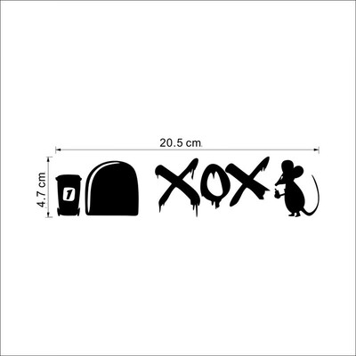 Wall Sticker DIY Rats Mouse Horror Wall Sticker Decal Home Decor Floor Bedroom Decor Kitchen Kids
Wall Sticker DIY Rats Mouse Horror Wall Sticker Decal Home Decor Floor Bedroom Decor Kitchen Kids