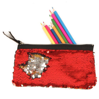 Kid Pen BagGlitter Fashion Sequin Pencil Case Stationery Pen Bag Make Up Pouch
Kid Pen BagGlitter Fashion Sequin Pencil Case Stationery Pen Bag Make Up Pouch