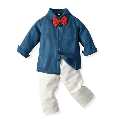 Baby Boy Clothes Autumn Newborn Clothes Baby Formal Gentleman Clothes Set T-shirtPant 2Pcs Outfit for Infant Clothing Suit
Baby Boy Clothes Autumn Newborn Clothes Baby Formal Gentleman Clothes Set T-shirtPant 2Pcs Outfit for Infant Clothing Suit