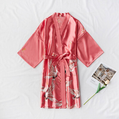 Gobestart Women Pajamas Silk-Like Fashionable Crane Sexy Nightgown Bathrobe Sexy Underwear
Gobestart Women Pajamas Silk-Like Fashionable Crane Sexy Nightgown Bathrobe Sexy Underwear