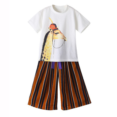 girls clothes Summer baby clothes Cartoon Print T-shirt Tops Striped Pants Trousers Casual Outfits
girls clothes Summer baby clothes Cartoon Print T-shirt Tops Striped Pants Trousers Casual Outfits