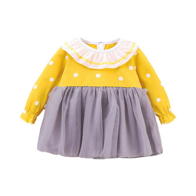 Autumn Girls Clothes Casual Dress for Baby Girls Long Sleeve Polka Dot Print Mesh Dress Kids Pageant Princess Dresses
Autumn Girls Clothes Casual Dress for Baby Girls Long Sleeve Polka Dot Print Mesh Dress Kids Pageant Princess Dresses