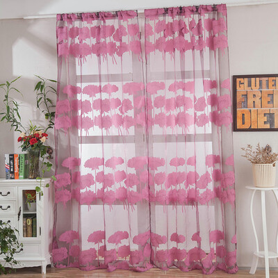 Toponeto 1 PCS Leaves Tulle Door Window Curtain Drape Panel Sheer Scarf Valances
Toponeto 1 PCS Leaves Tulle Door Window Curtain Drape Panel Sheer Scarf Valances