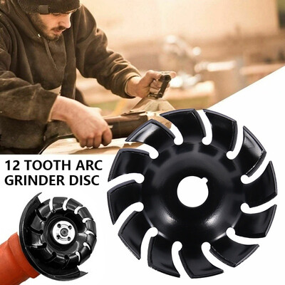 Wood Carving Disc 12-tooth Arc Grinder Disc 90mm Angle Grinder Woodworking Root Milling Cutter for 16mm Aperture Angle Grinder
Wood Carving Disc 12-tooth Arc Grinder Disc 90mm Angle Grinder Woodworking Root Milling Cutter for 16mm Aperture Angle Grinder