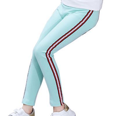 6Colors Cotton Trousers Children Girls Sports Casual Pants Solid Color Striped Leggings Ninth Pants Children Clothing 3-9T
6Colors Cotton Trousers Children Girls Sports Casual Pants Solid Color Striped Leggings Ninth Pants Children Clothing 3-9T