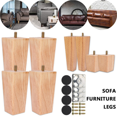 4PCS Solid Wood Sofa Legs Inclined Coffee Table Feet Furniture Level Feet with Metal Plate Cabinet Legs Multiple Size 61015cm
4PCS Solid Wood Sofa Legs Inclined Coffee Table Feet Furniture Level Feet with Metal Plate Cabinet Legs Multiple Size 61015cm