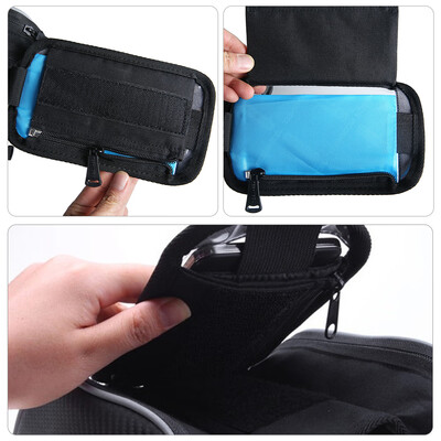 Roswheel Cycling Bike Bicycle Front Top Tube Frame Pannier Double Bag Pouch for 55in Cellphone 18L 12813L-A
Roswheel Cycling Bike Bicycle Front Top Tube Frame Pannier Double Bag Pouch for 55in Cellphone 18L 12813L-A