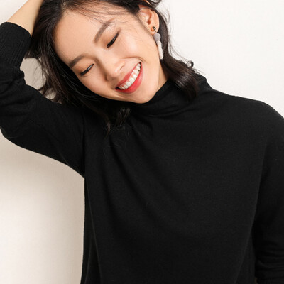 Hot Fashion Soft Slim Turtleneck Long Sleeves Knit Pullover Comfortable Simple Casual Womens Solid Color Sweater
Hot Fashion Soft Slim Turtleneck Long Sleeves Knit Pullover Comfortable Simple Casual Womens Solid Color Sweater
