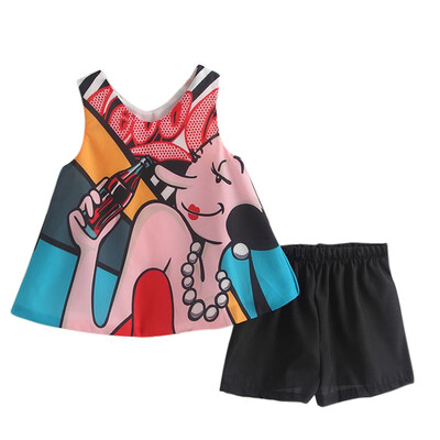 2018 New Summer Casual Children Sets Cute Print Vest Skirt Chiffon Blouse Pants Girls Clothing Sets Kids Summer Suit For 1-6 T
2018 New Summer Casual Children Sets Cute Print Vest Skirt Chiffon Blouse Pants Girls Clothing Sets Kids Summer Suit For 1-6 T