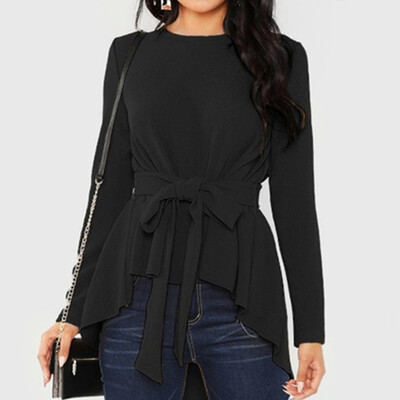 Tailored Fashion Women Casual Long Sleeve Solid Stitching O Neck Loose Frenulum Blouse
Tailored Fashion Women Casual Long Sleeve Solid Stitching O Neck Loose Frenulum Blouse