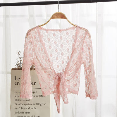 2019 Lace Small Shawl Jacket Summer Thin Cardigan Long-sleeved Sunscreen Clothing Female Wild Small Vest
2019 Lace Small Shawl Jacket Summer Thin Cardigan Long-sleeved Sunscreen Clothing Female Wild Small Vest