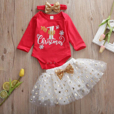 US Newborn Baby Girl My 1st Christmas Romper Jumpsuit Tutu Dress Outfits Clothes
US Newborn Baby Girl My 1st Christmas Romper Jumpsuit Tutu Dress Outfits Clothes