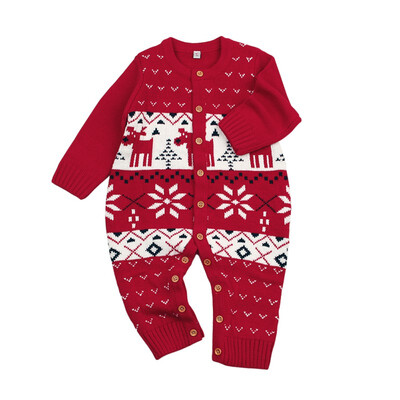 Christmas Newborn Baby Rompers Knit Cartoon Cute Baby Boys Girls Deer Knitting Romper Babies Winter Warm Playsuit Rompers Outfit
Christmas Newborn Baby Rompers Knit Cartoon Cute Baby Boys Girls Deer Knitting Romper Babies Winter Warm Playsuit Rompers Outfit