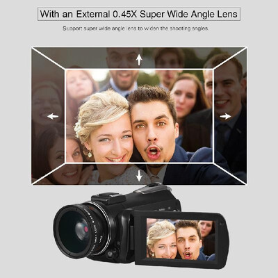 Andoer AC3 4K UHD 24MP Digital Video Camera Camcorder DV Recorder with Extra 045X Wide Angle Lens 31 Inch Rotation IPS LCD Touch
Andoer AC3 4K UHD 24MP Digital Video Camera Camcorder DV Recorder with Extra 045X Wide Angle Lens 31 Inch Rotation IPS LCD Touch