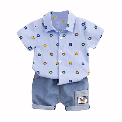 baby clothes Summer Baby Boys Clothes Casual Short Sleeve Cartoon Animal Print T-shirt TopsShorts 2pcs kids clothes
baby clothes Summer Baby Boys Clothes Casual Short Sleeve Cartoon Animal Print T-shirt TopsShorts 2pcs kids clothes