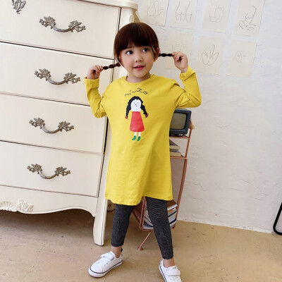 Children New Autumn Baby Girls T-Shirt 1-7T Cartoon Printed Cotton Long Sleeve Round Collar Casual Toddler Girl Clothes
Children New Autumn Baby Girls T-Shirt 1-7T Cartoon Printed Cotton Long Sleeve Round Collar Casual Toddler Girl Clothes