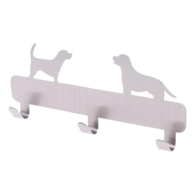 Home Dog Shaped Stainless Steel Wall 3 Hooks Wall Door Rustic Hanger Clothes Coat Hat Key Hanging Home Kitchen Bathroom Decor
Home Dog Shaped Stainless Steel Wall 3 Hooks Wall Door Rustic Hanger Clothes Coat Hat Key Hanging Home Kitchen Bathroom Decor