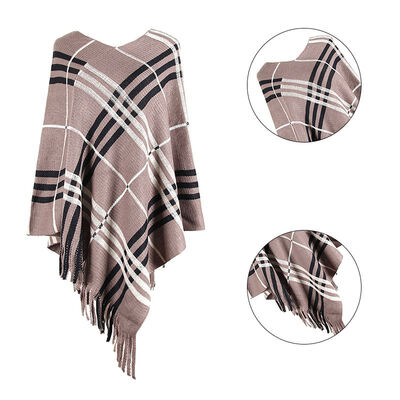 Shawl Cloak Sweater Female Personality Fashion Diagonal Stripe Set Head Sexy V-Neck Comfortable Simple And Simple Temperament
Shawl Cloak Sweater Female Personality Fashion Diagonal Stripe Set Head Sexy V-Neck Comfortable Simple And Simple Temperament