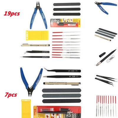 7 19PCS Advanced Tools Set DIY Model Making Tools Car Model Building Repair Repair Kit
7 19PCS Advanced Tools Set DIY Model Making Tools Car Model Building Repair Repair Kit