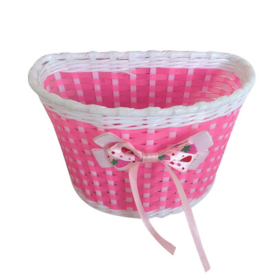 Cute Children Bicycle Scooter Basket Kids Bike Plastic Knitted Bow Knot Front Handmade Bag
Cute Children Bicycle Scooter Basket Kids Bike Plastic Knitted Bow Knot Front Handmade Bag
