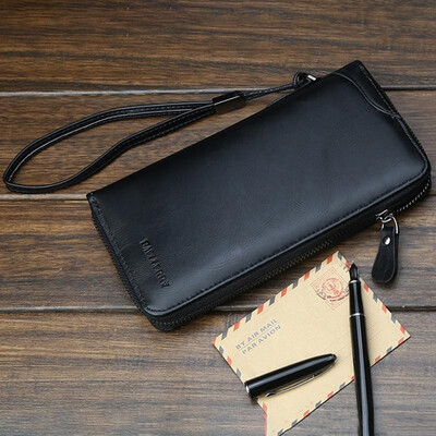 Men Long Wallet PU Leather Sling Zipper Interior Pocket Multifunctional Solid Color Fashion Purse Handbag
Men Long Wallet PU Leather Sling Zipper Interior Pocket Multifunctional Solid Color Fashion Purse Handbag