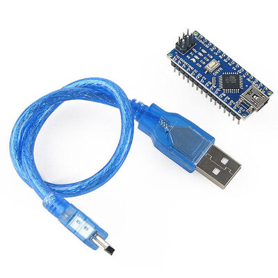 Mini Nano V30 ATmega328 Board IDE Electronic Module&USB Cables Compatible for Arduino
Mini Nano V30 ATmega328 Board IDE Electronic Module&USB Cables Compatible for Arduino