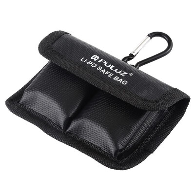 PULUZ LiPo Safe Bag Lithium-battery Explosion-proof Safety Protection Bag Storage Bag with Carabiner for Camera-Battery
PULUZ LiPo Safe Bag Lithium-battery Explosion-proof Safety Protection Bag Storage Bag with Carabiner for Camera-Battery