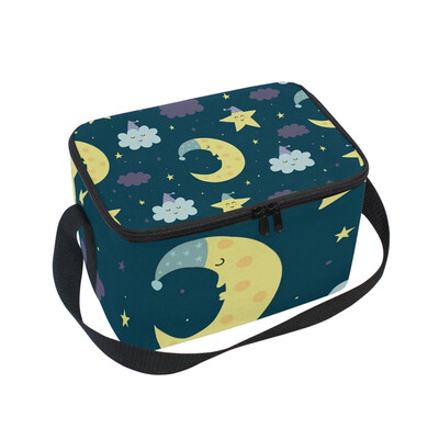 ALAZA Insulated Lunch Box Moon Stars Lunch Bag for Men Women Portable Tote Bag Cooler Bag
ALAZA Insulated Lunch Box Moon Stars Lunch Bag for Men Women Portable Tote Bag Cooler Bag
