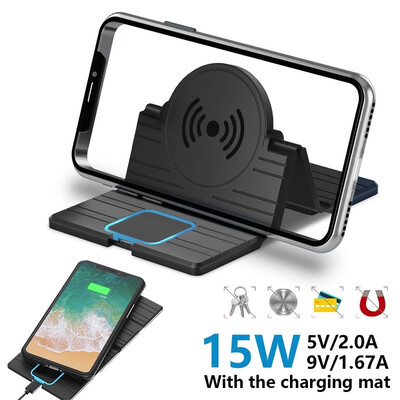 Fashion 15W Universal QI Wireless Car Phone Charger Charging Pad Mat for iPhone Samsung
Fashion 15W Universal QI Wireless Car Phone Charger Charging Pad Mat for iPhone Samsung
