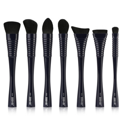 Hot 7Pcs Soft Makeup Brushes Set Blending Powder Foundation Contour Blush Highlight Eye Shadow Lip Cosmetic Make Up Brush Kit