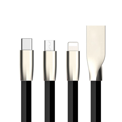 Hot Sell Metal Head 3D USB Charge Flat Cable Micro Type c Data Cable For IphoneAndriod
Hot Sell Metal Head 3D USB Charge Flat Cable Micro Type c Data Cable For IphoneAndriod