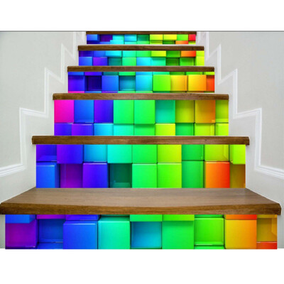 Creative 3D DIY Hallway Step Floor Stickers Self-adhesive Staircases Sticker for Stairway 6PCSset
Creative 3D DIY Hallway Step Floor Stickers Self-adhesive Staircases Sticker for Stairway 6PCSset